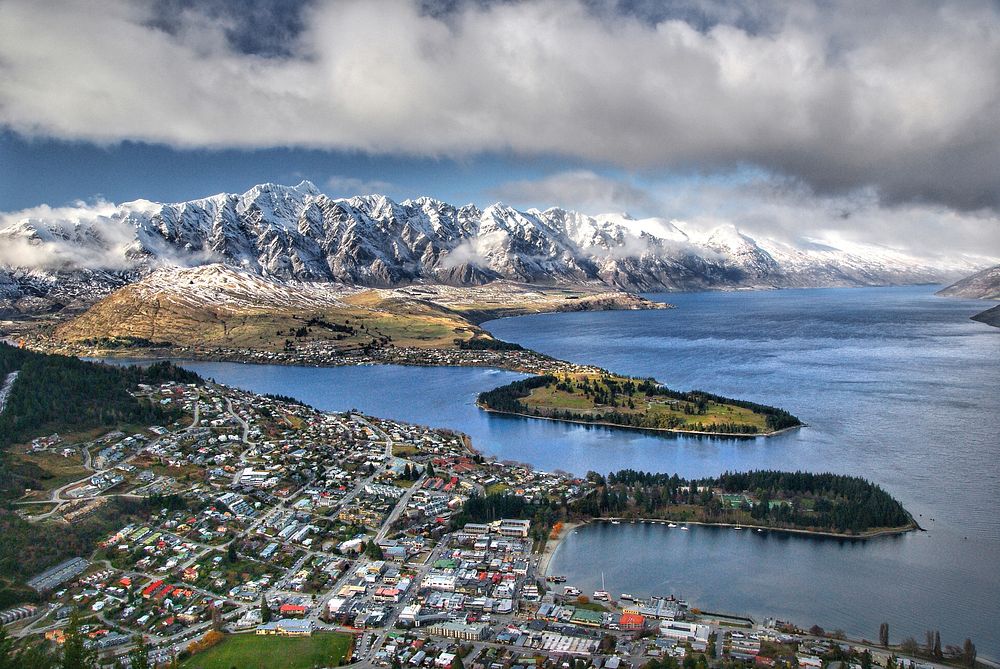 Queenstown. Lake Wakatipu. The town is built around an inlet called Queenstown Bay on Lake Wakatipu, a long, thin, Z-shaped…