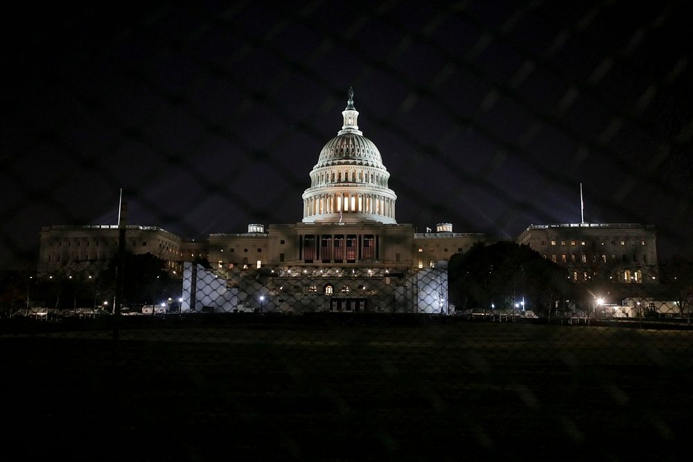 The U.S. Capitol in Washington, D.C., Jan. 12, 2021.