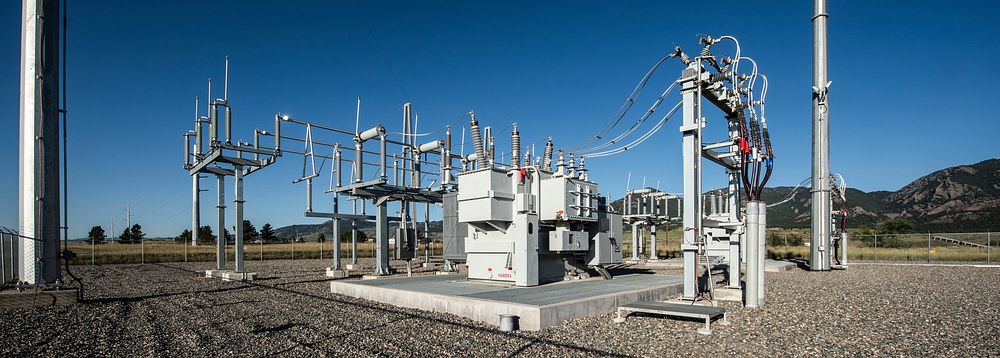 At NREL’s Flatirons Campus substation is part of the Power Generation Upgrade Project changing the source of utility power…