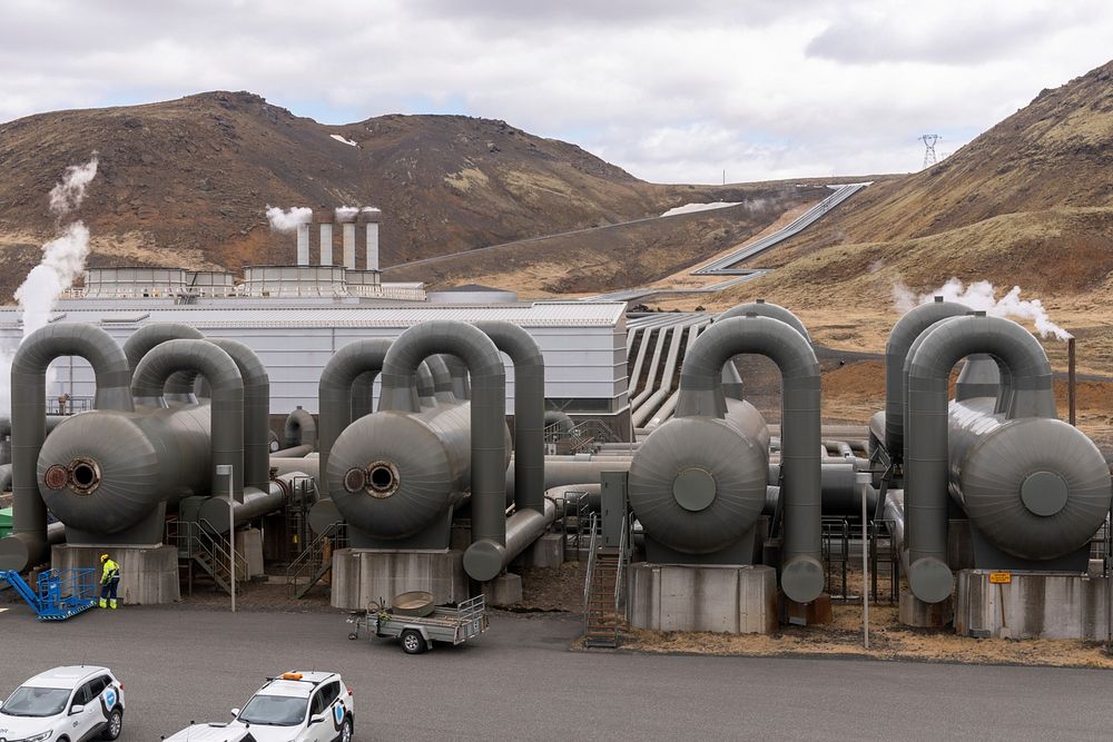 Secretary of State Antony J. Blinken tours the Hellisheidi Geothermal Plant in Reykjavik, Iceland, on May 18, 2021. [State…