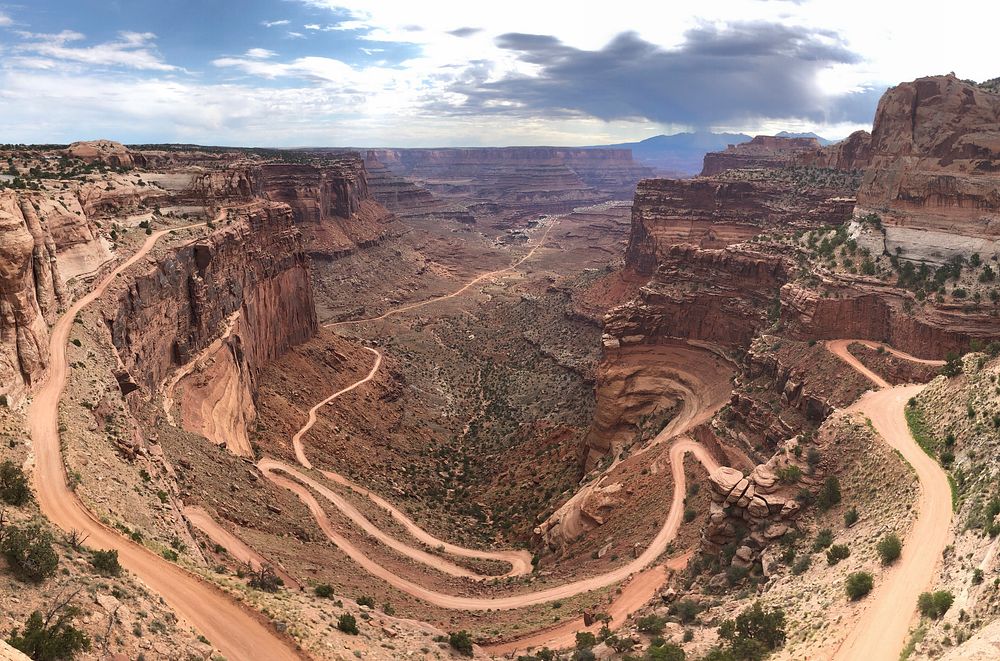 Shafer Trail. Original public domain image from Flickr