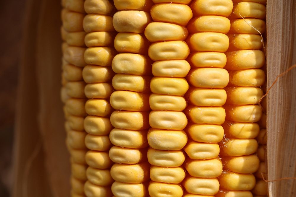 Kernels on an Ear of Mature Field Corn