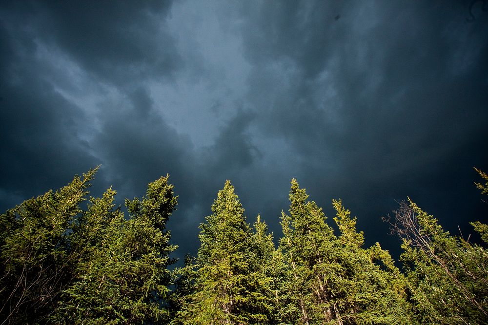 Stormy Skies. Original public domain image from Flickr