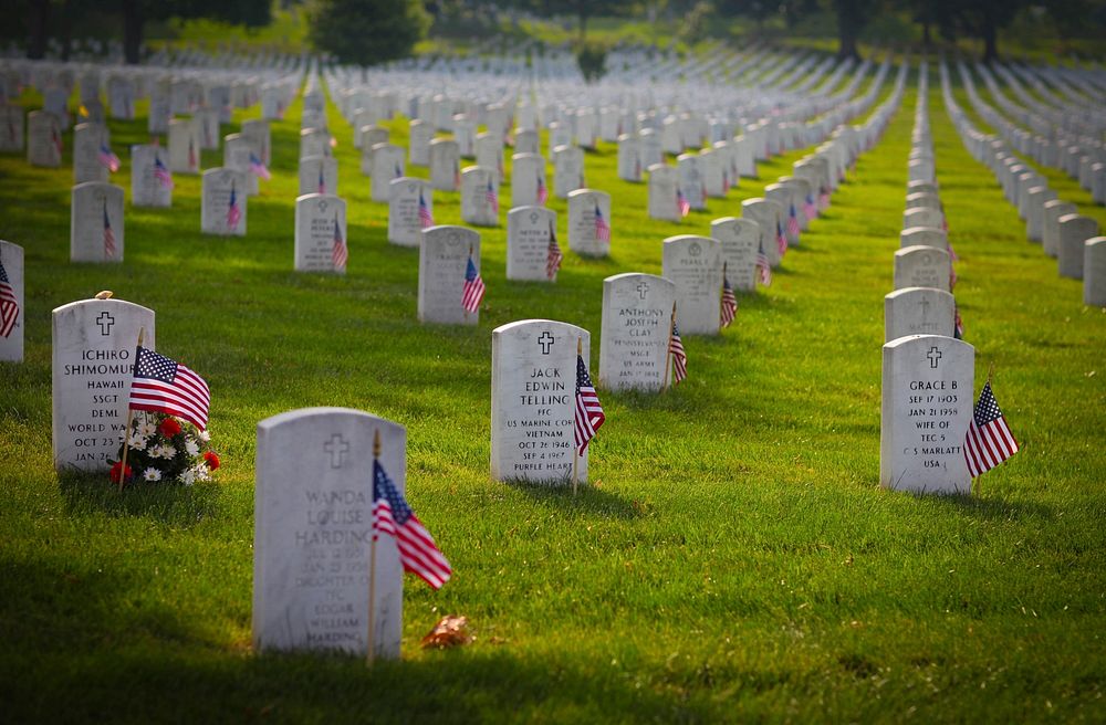 Arlington National Cemetery on Memorial Day. Thousands of people came to Washington during Memorial Day weekend to pay…