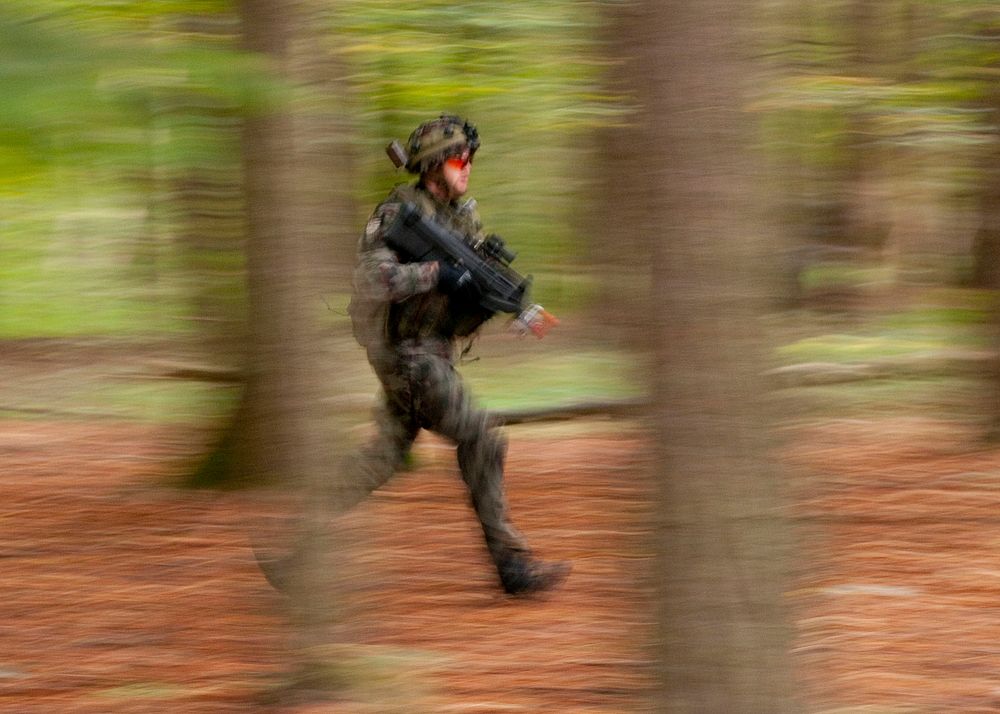 Slovenian attacker advancing