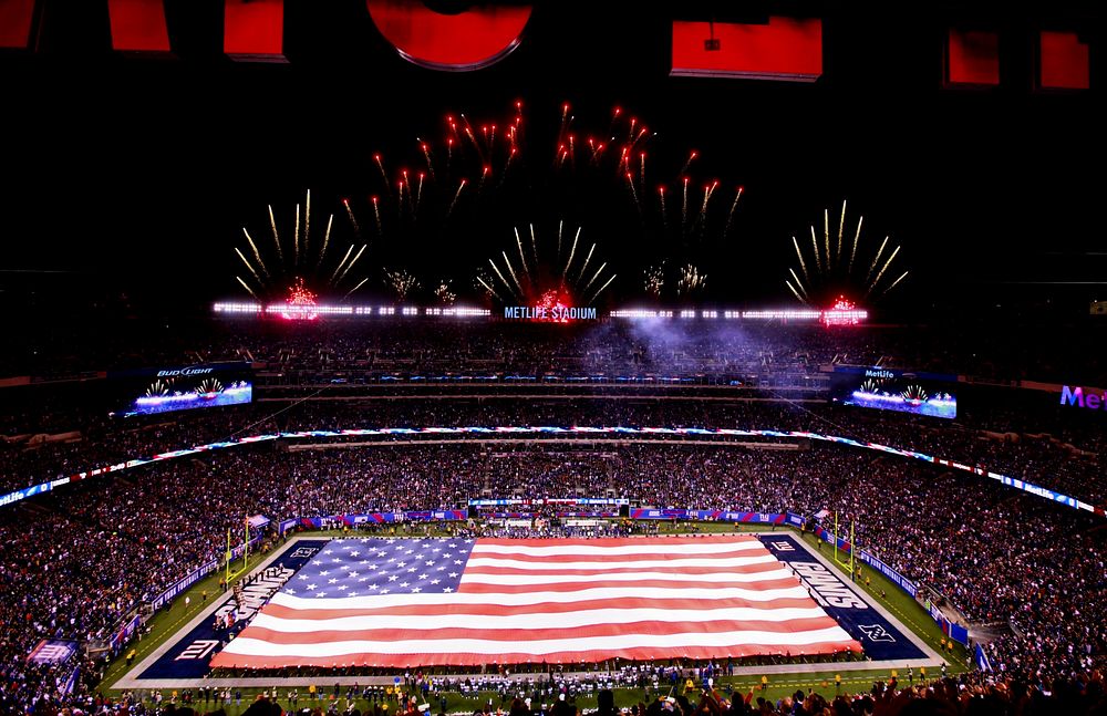 Stars and Stripes and Football.