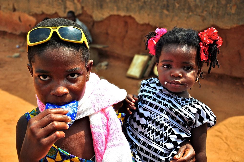 Children at Ghana health event. (USAID/Kasia McCormick) 2012. Original public domain image from Flickr
