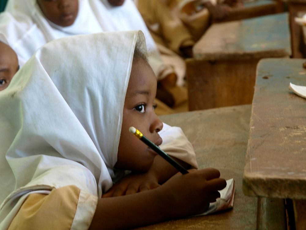 Early reading and literacy programs contribute to long-term development. Nigeria. USAID. Original public domain image from…