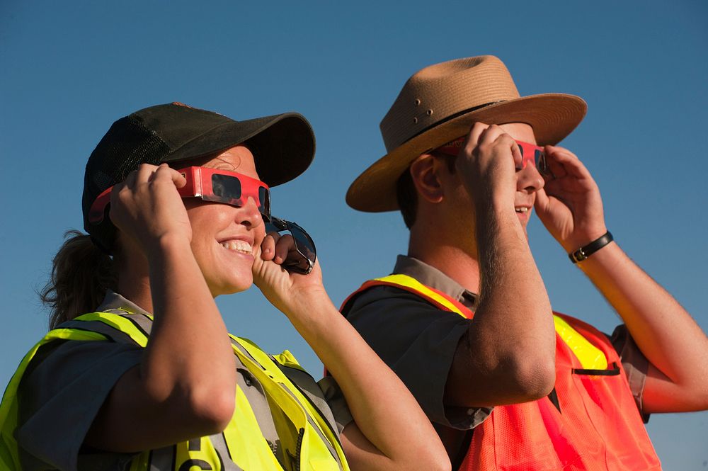 May 20, 2012 Eclipse Viewing at Arches. Credit: NPS/Neal Herbert. Original public domain image from Flickr