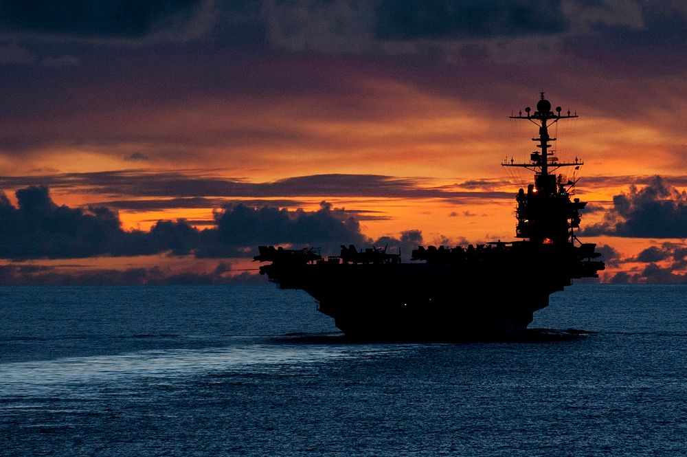 The aircraft carrier USS George Washington (CVN 73) is seen underway in the Pacific Ocean Sept. 8, 2012.