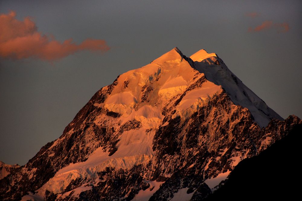 Mount Cook Sunset.