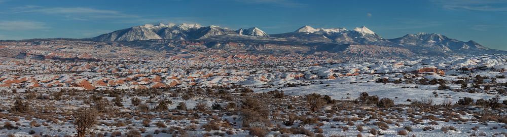 Winter Landscape in Arches. Original public domain image from Flickr