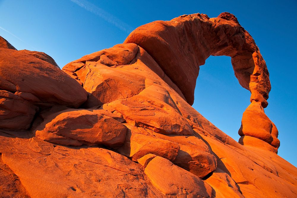 Delicate Arch Askew. Original public domain image from Flickr