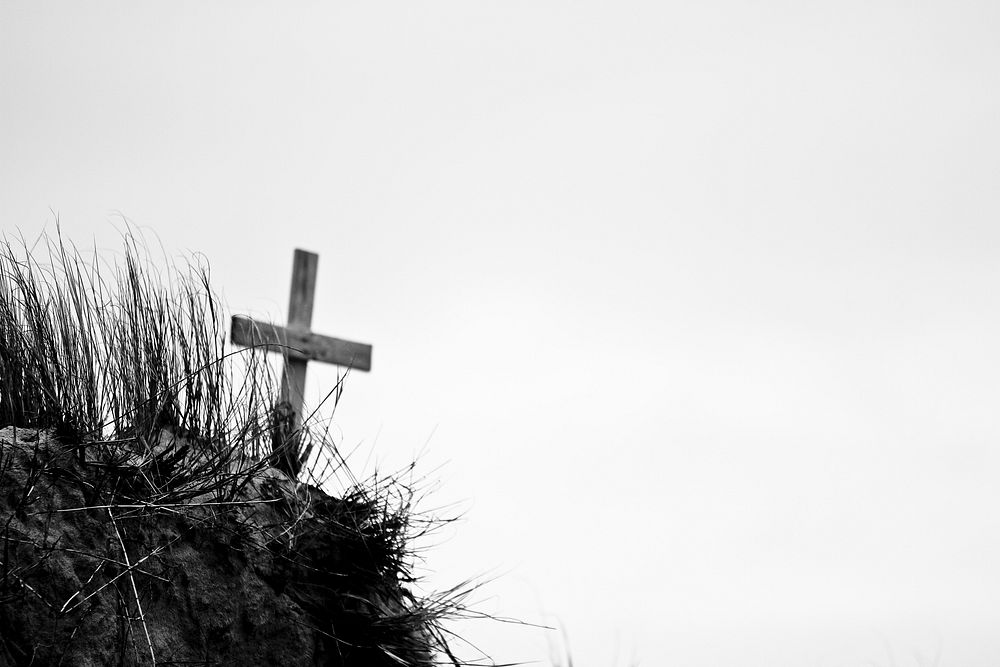 Wooden cross. Original public domain image from Flickr