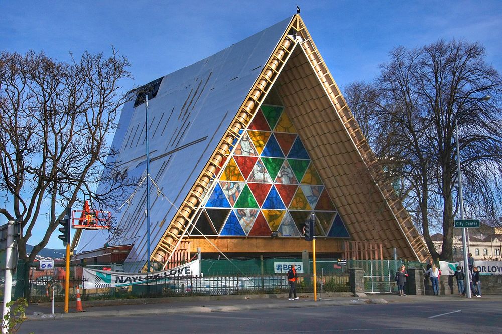 The Cardboard Cathedral.Christchurch NZ