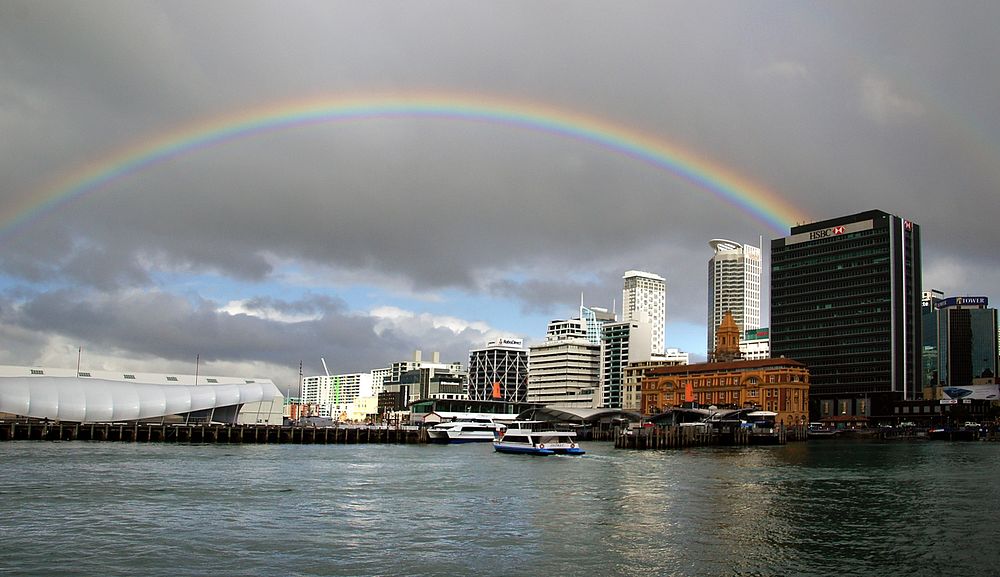 Port of Auckland Rainbow.