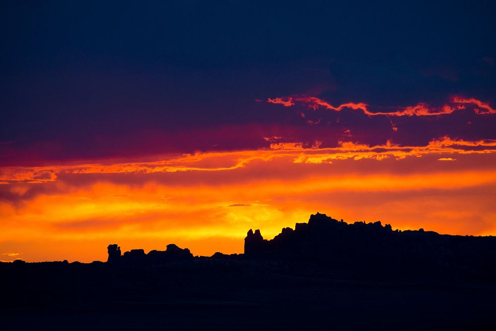 Salt Valley Sunset. Original public domain image from Flickr
