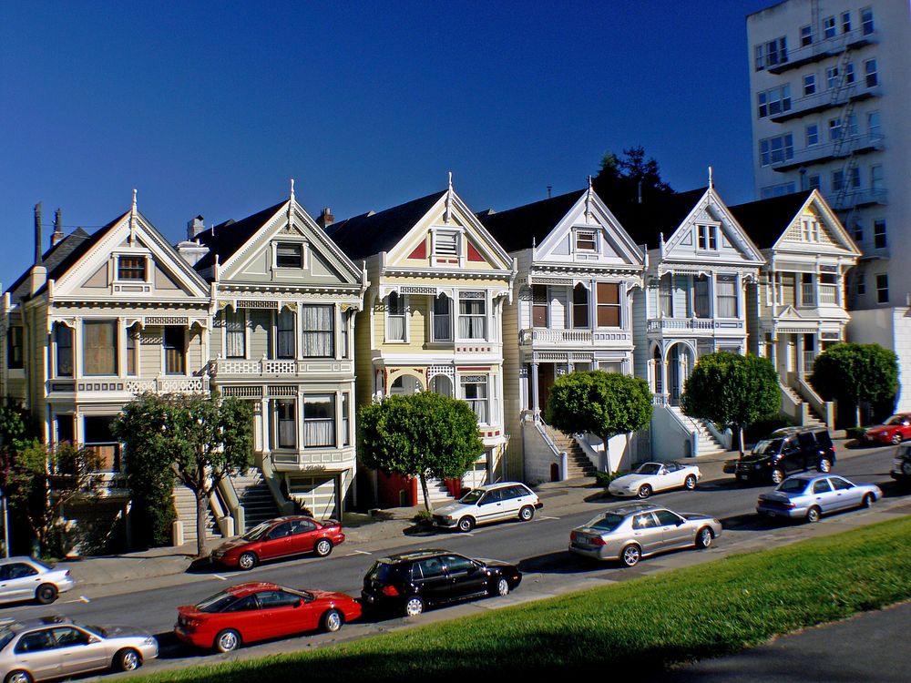 Painted Ladies Alamo Square. One of the most photographed locations in San Francisco, Alamo Square's famous "postcard row"…