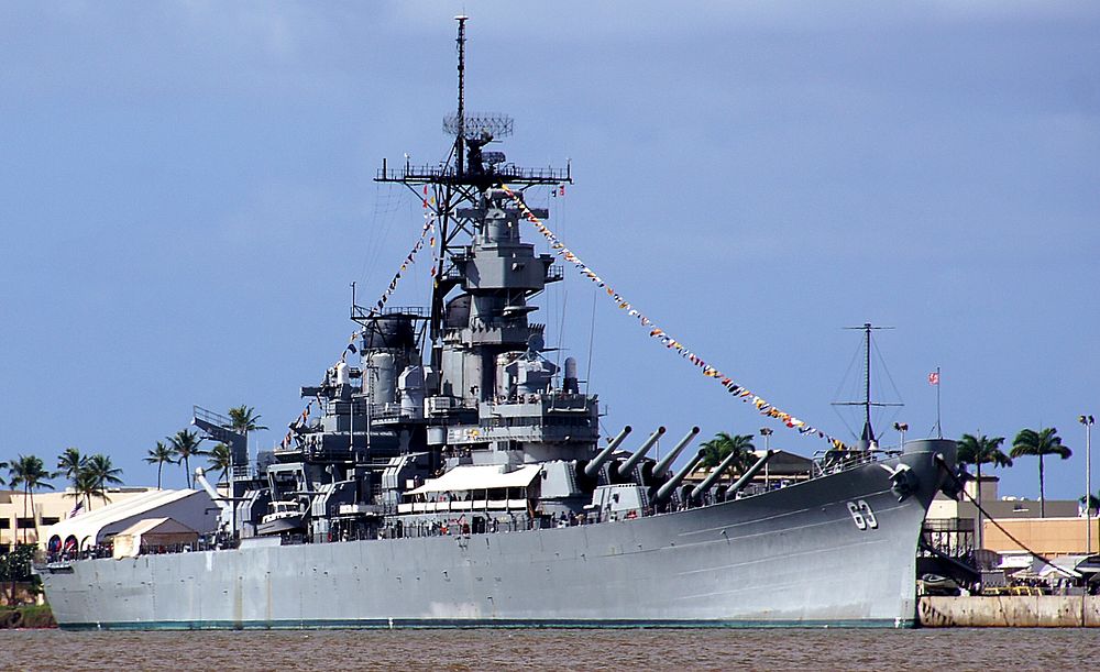USS Missouri.