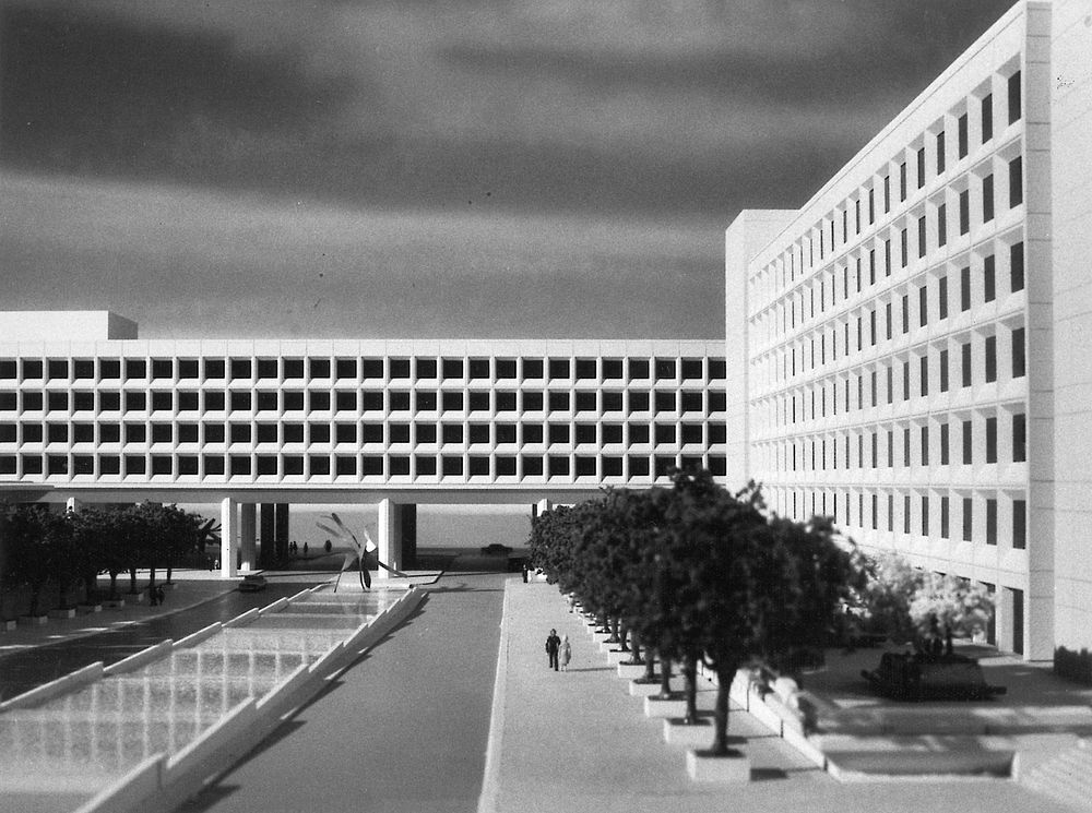 Federal Office building No. 5 Washington DC. Original public domain image from Flickr