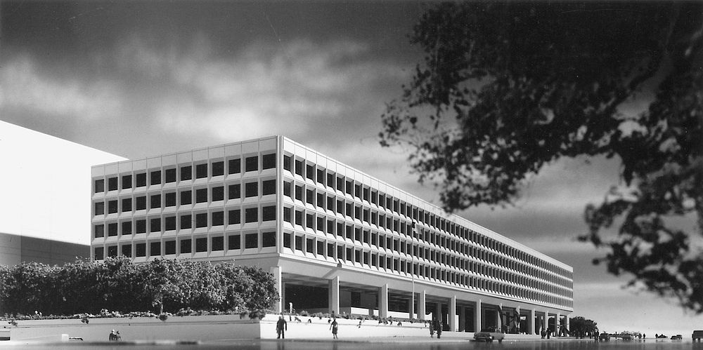 Federal Office building No. 5 Washington DC. Original public domain image from Flickr
