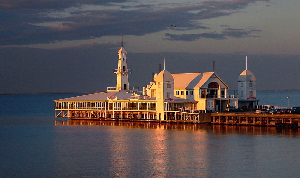 Cunningham Pier.Geelong Vic. Aust.Cunningham Pier: opened as the Railway Pier in the mid-1850s.Disused by the 1980s…