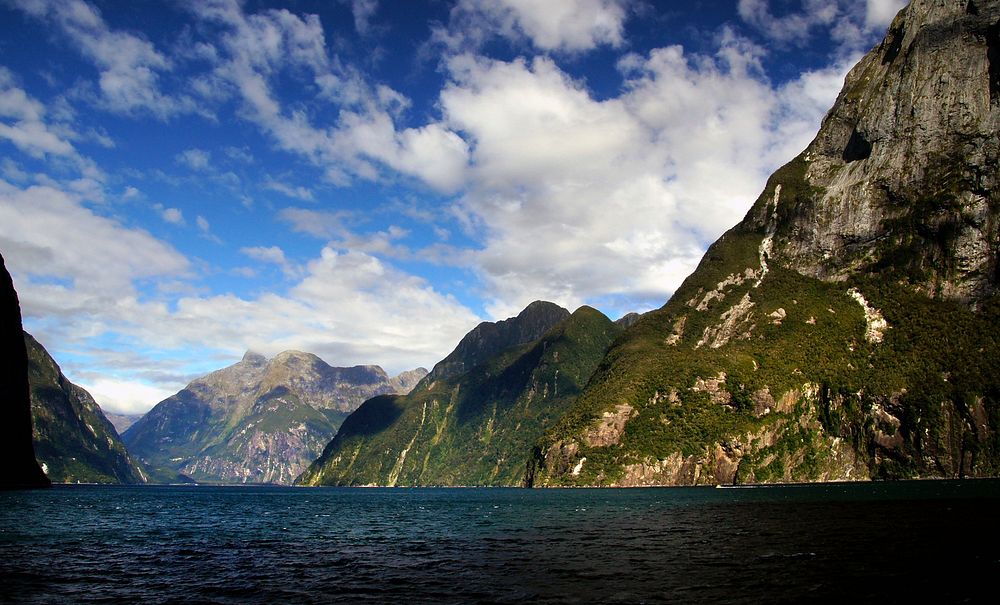 Milford Sound NZ.....and on the seventh day God rested.. Original public domain image from Flickr
