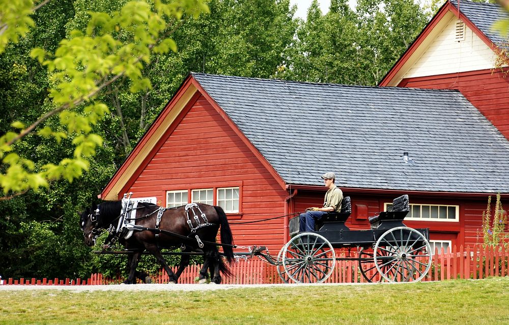 The buggy ride, Calgary.Heritage Park Historical Village is a historical park located in Calgary, Alberta. The park is…