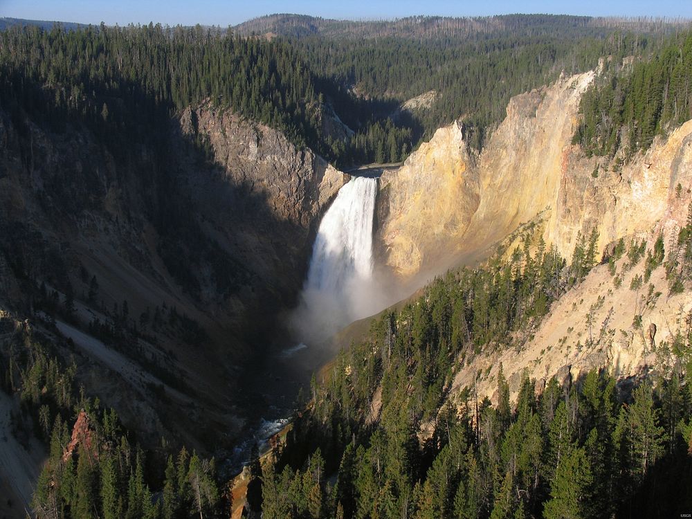 Lower Falls of the Yellowstone River, Yellowstone National Park, Wyoming.