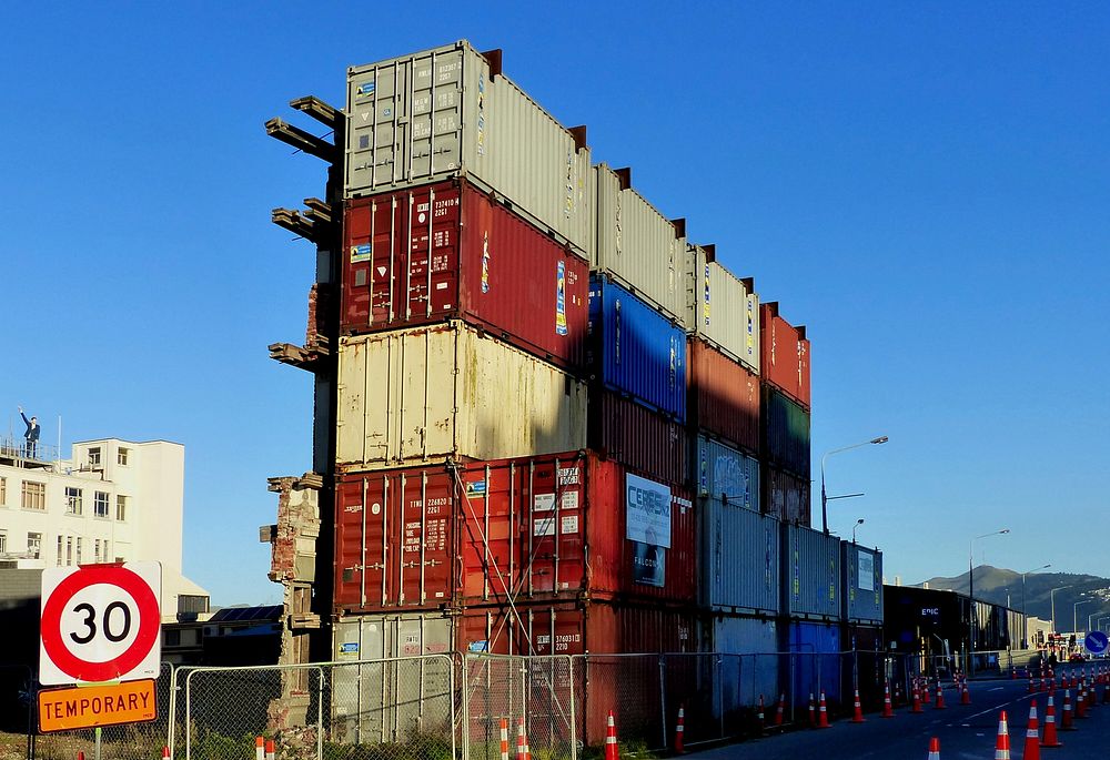 Container wall.