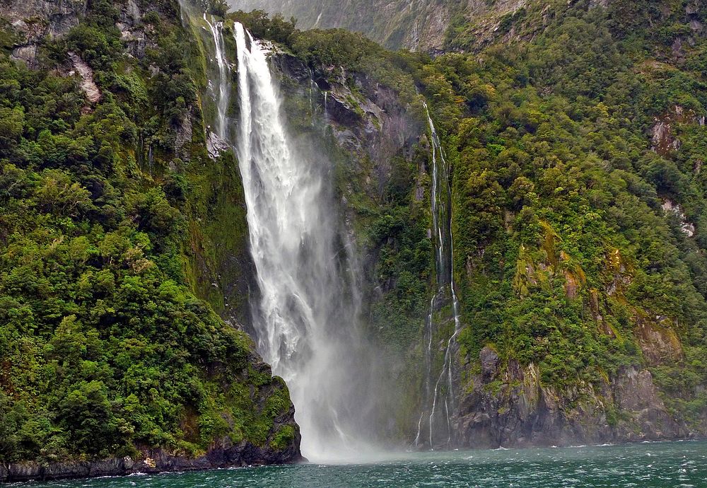 The Stirling Falls Milford Sound.