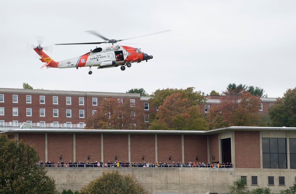 CGA cadets and family watch helicopter rescue training drillNEW LONDON, Conn &ndash; U.S. Coast Guard Academy faculty…