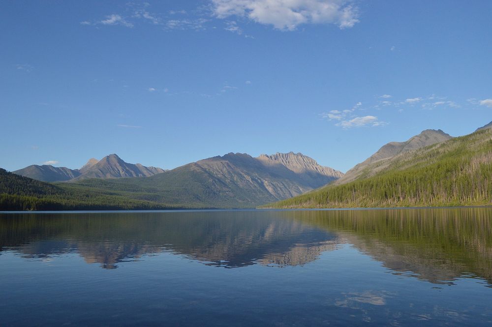 Kintla Lake. Original public domain image from Flickr