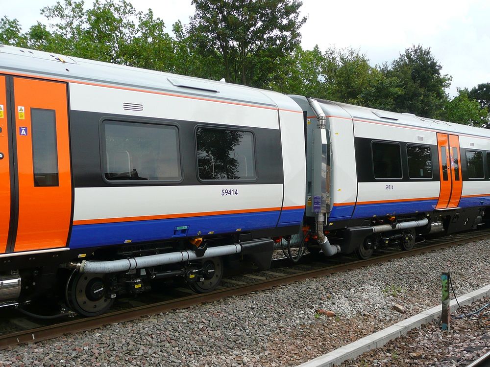 Brand new Class 172 004 at Gospel Oak on a driver training service in original 'as built' condition.