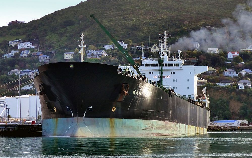 Kakariki. Oil tanker. Original public domain image from Flickr