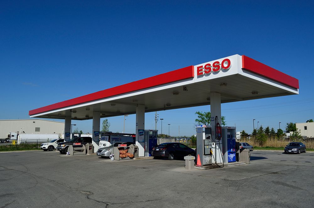 ESSO gas station, USA, May 21, 2015.