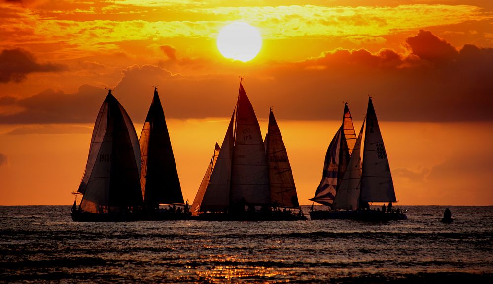 Saling into the sunset. Waikīkī is a beachfront neighborhood of Honolulu, on the south shore of the island of Oʻahu, in…