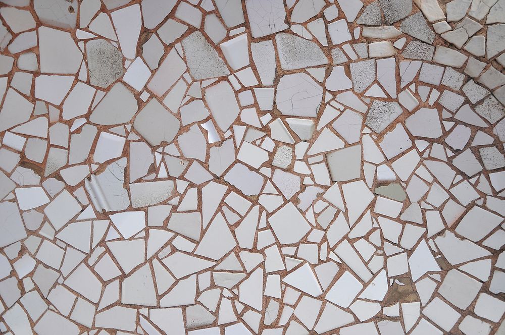 Vintage mosaic tiles. Free public domain CC0 photo.