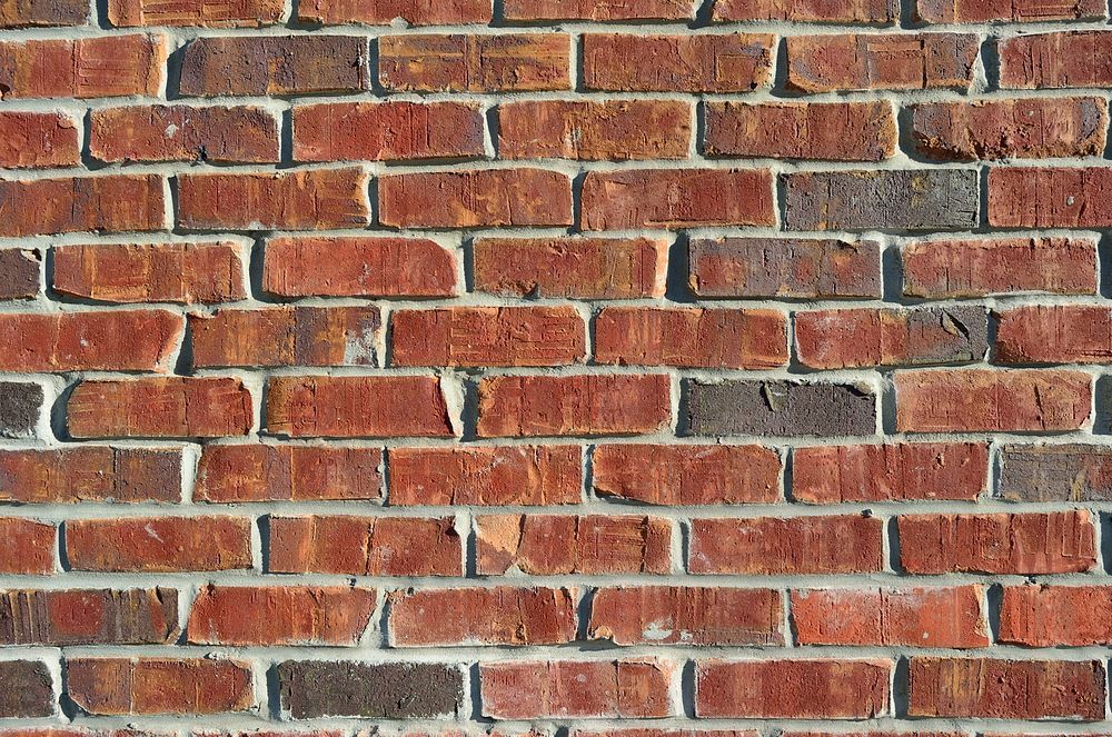 Brick wall. Free public domain CC0 image.