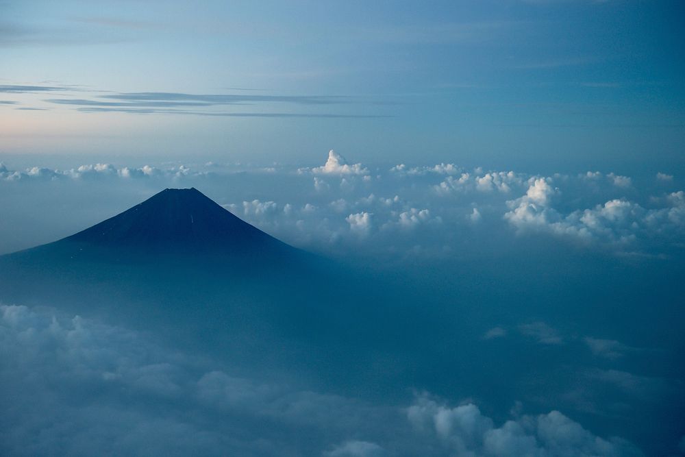 Beautiful Fuji mountain background in Japan. Original public domain image from Flickr