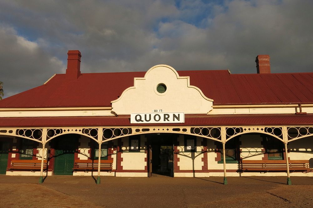 Quorn Railway Station.