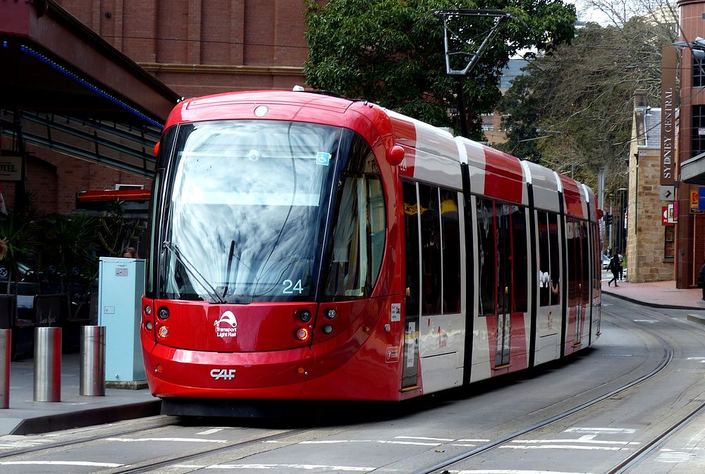 Sydney city train. Original public domain image from Flickr