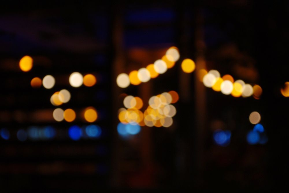 Blurred Night Lights.