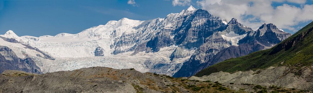 Gates Glacier From Lake - Donoho Basin. Original public domain image from Flickr