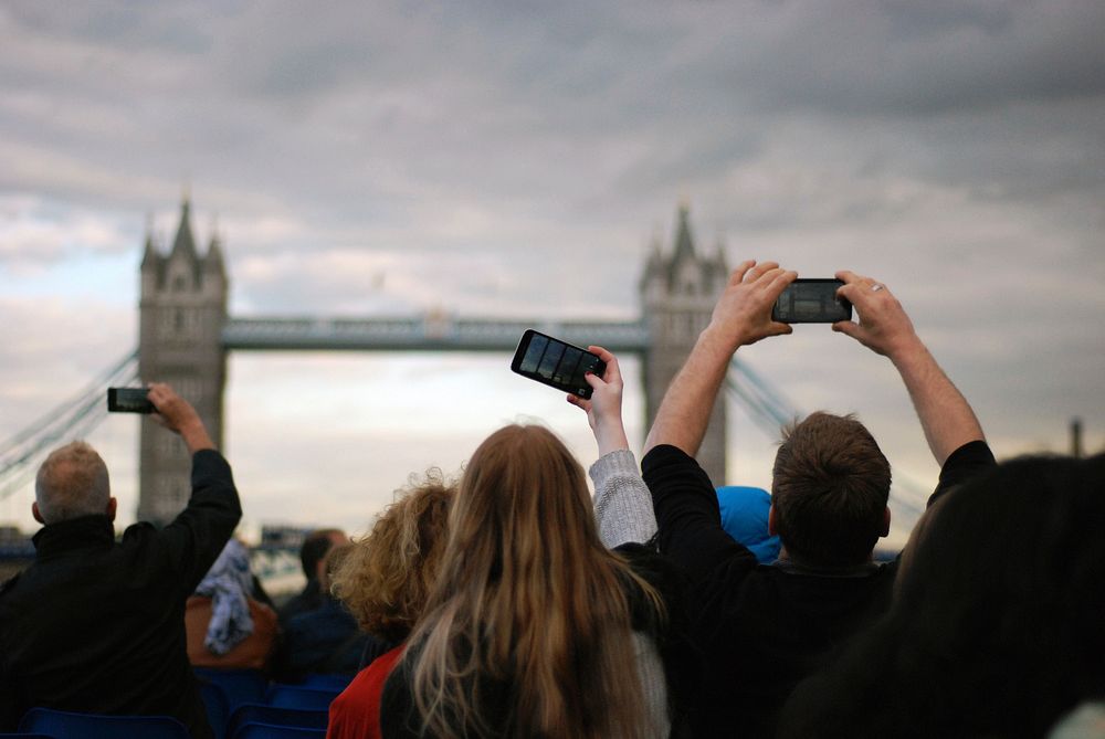 Tower Bridge in London, England. Free public domain CC0 photo.