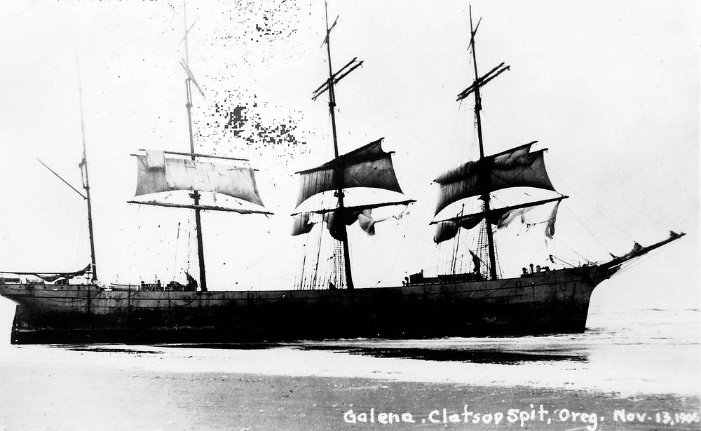 Galena Grounds, Clatsop Spit, OR Nov. 13, 1904. Original public domain image from Flickr