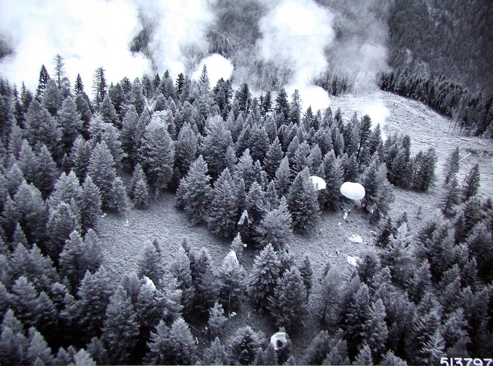 Smokejumpers on Ground MT 1965. Original public domain image from Flickr