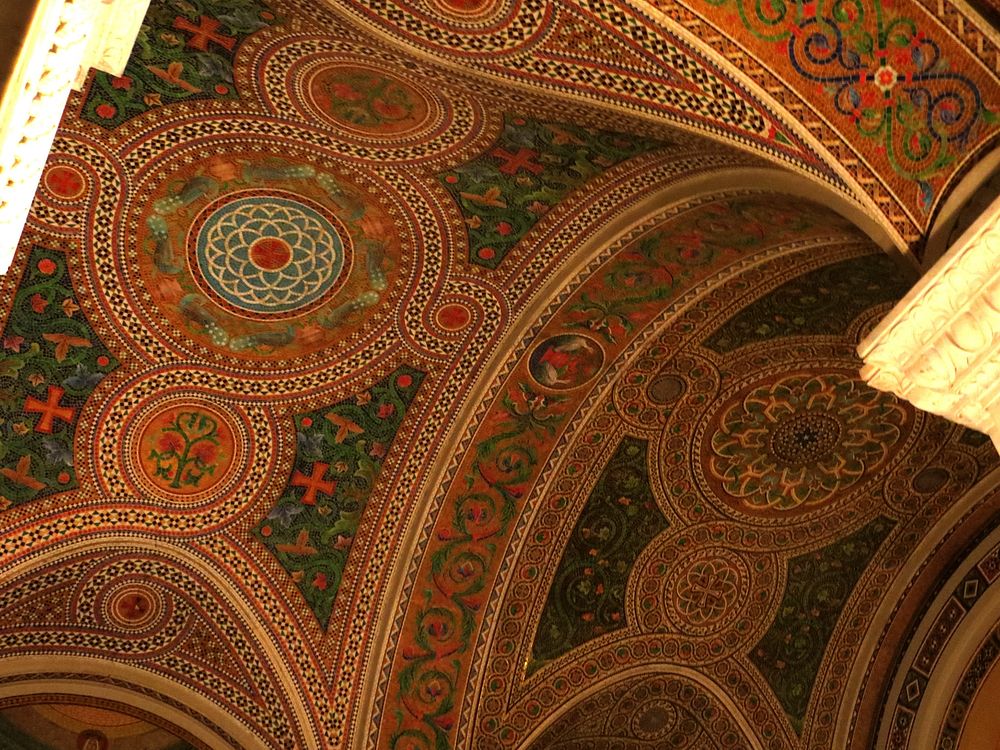 Church ceiling decoration.