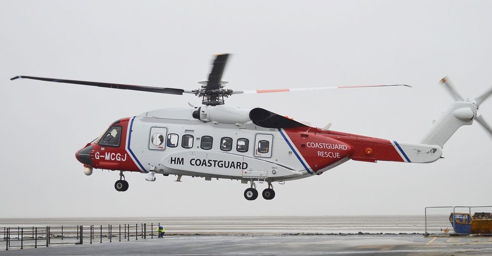 New SAR Helicopter. Free public domain CC0 photo.