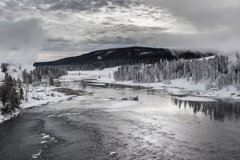 Early winter, Yellowstone River